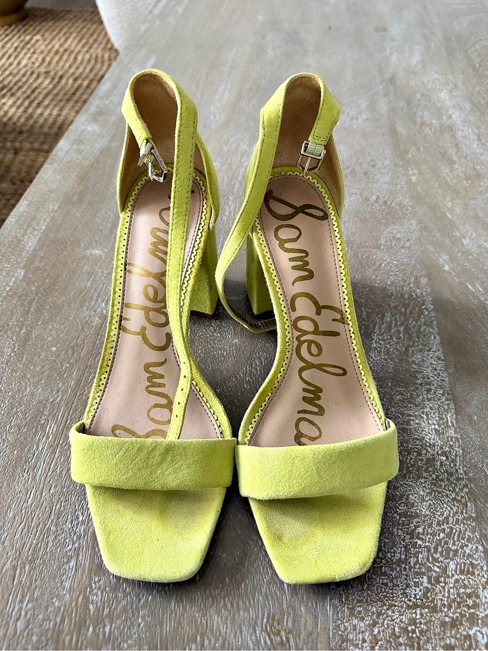 Sam Edelman Yaro Block Heel Sandal Green